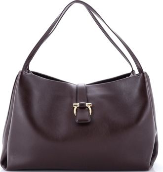 Ferragamo Mia Tote Leather Large