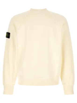 Stone Island Organic Cotton Sweatshirt - White