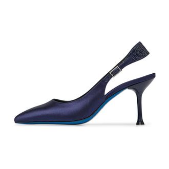 Loriblu Dames, Schoenen, Blauw, Maat: 35 EU Satijn