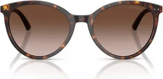 Jimmy Choo London JC5060 53mm Phantos Sunglasses in Havana/gradient Brown at Nordstrom