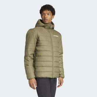 ADIDAS TERREX Steppjacke ADIDAS TERREX MULTI ESSENTIALS CLIMAWARM ISOLIERTE, Herren, Gr. XL, olive strata, Obermaterial: 100% Polyamid, Jacken Steppjacke