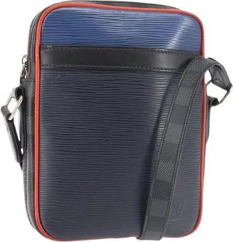 Louis Vuitton Tweedehands leren Louis Vuitton tassen - Dames - Vintage Schoudertas - Blauw - ONE Size - Vintage