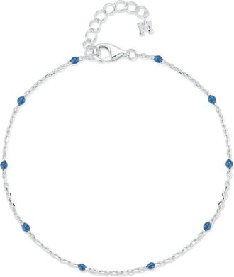 Mateo Bijoux Bracciale Station in argento sterling