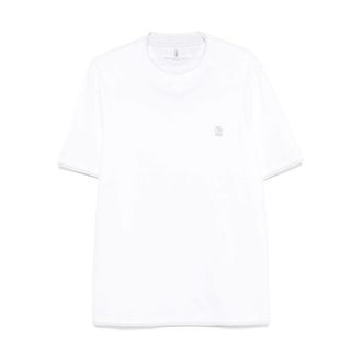Brunello Cucinelli Embroidered-logo T-shirt