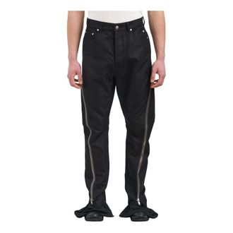 Rick Owens Wide Trousers, male, Black, Size: W31 Bolan Banana Trousers