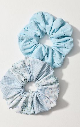 serefina Satin Scrunchies, Set of 2