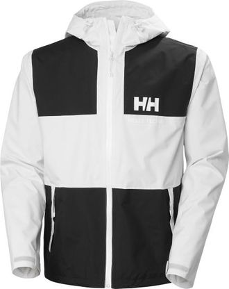 Helly Hansen Ace Rain Jacket Regenjacke f&uuml;r Herren | wei&szlig;/schwarz