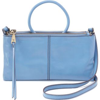 Hobo Sable Leather Crossbody Bag in Faded Denim at Nordstrom