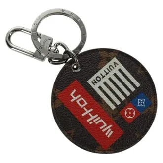 Louis Vuitton Pre-owned Accessories, female, Brown, Size: ONE SIZE Pre-owned Canvas Key-holder