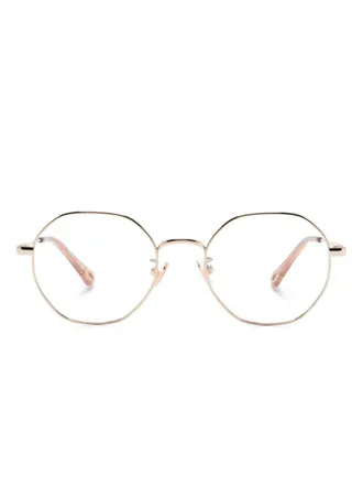 Chlo&eacute; Occhiali geometrici - Oro