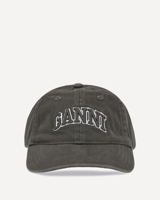 Ganni Logo Baseball Cap Female UNI