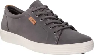 Ecco Mens Soft 7 Sneakers In Titanium