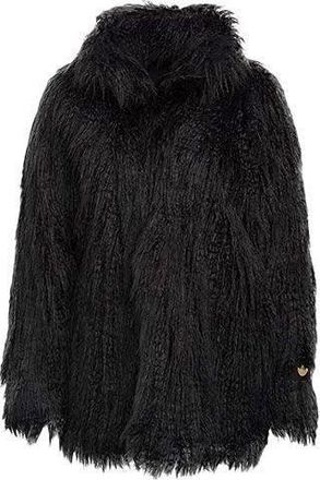 adidas (WMNS) adidas Originals Fur Jackets Black HG6678