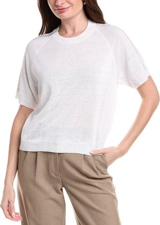PESERICO Linen-Blend Top
