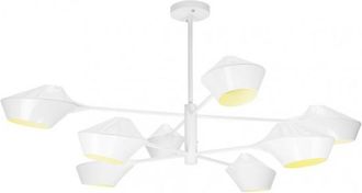 Fabrilamp L&aacute;mpara Beijing 8xe27 Blanco