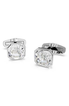 Swarovski Millenia Cuff Links in Rhodium at Nordstrom
