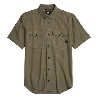 G-Star Heren, Overhemden, Groen, Maat: M Denim