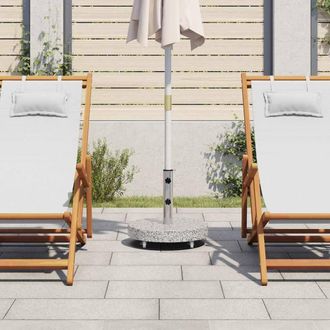 Berkfield Home Parasol Base Granite 30 kg Round Grey