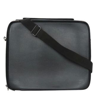 Louis Vuitton Pre-owned Cross Body Bags, male, Black, Size: ONE SIZE Pre-owned Taiga Leather Shoulder Bag