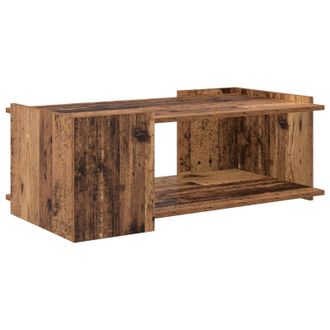 vidaXL Mesa De Caf&eacute; Madera Envejecida 90 X 50 X 33 Cm Vidaxl