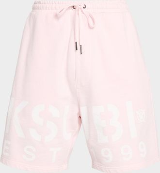 Ksubi Men & apos;s State Trak Relaxed Cotton Drawstring Shorts