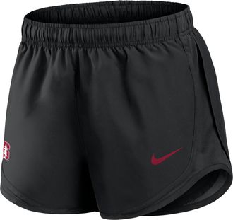 Nike Stanford Tempo Nike Womens Dri-FIT College Shorts in Black | 04PK00ASDN-FN8