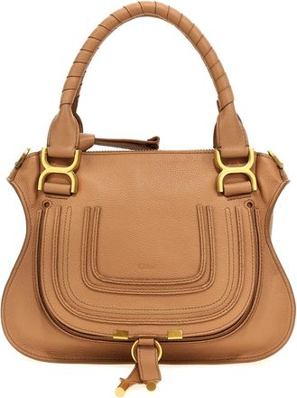 Chlo&eacute; Brown Marcie Small Satchel Bag