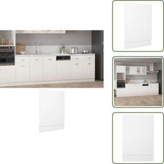vidaXL The Living Store Pannello Lavastoviglie Lyon Bianco 45x3x67 cm - Lavastoviglie