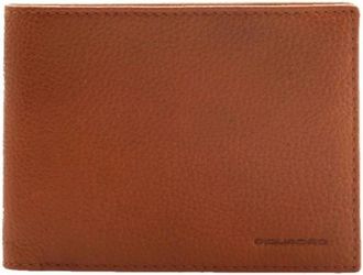 Piquadro Bruine Herenportemonnee met Muntvak - Heren - Portefeuilles - Bruin - ONE Size - Accessoires