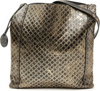 Bottega Veneta 2012-2025 Leather Intrecciomirage crossbody bag - Oro