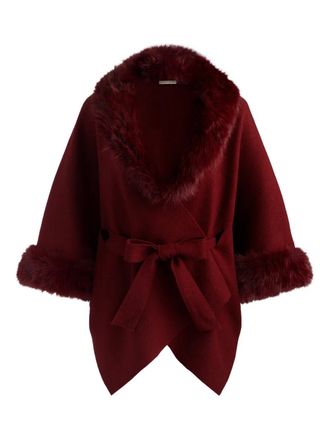 Alice & Olivia Joanne wool coat - Rood
