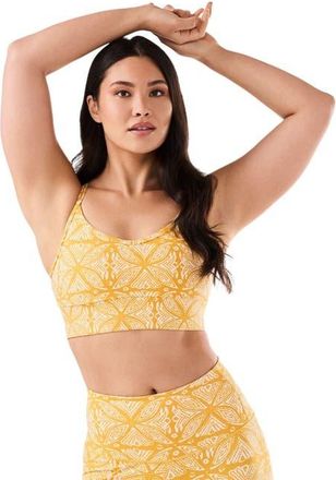 Tavi Boost Bra in Apricot Batik at Nordstrom, Size X-Small
