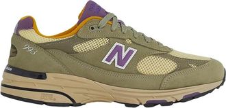New Balance Suede Olive Leaf Sneakers 993 - Heren - Sneakers - Groen - 40 1/2 EU - Su&egrave;de - Schoenen