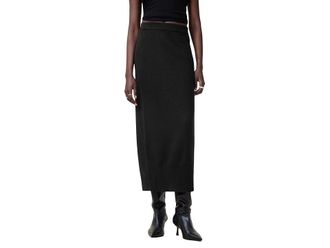 AllSaints Antonia Skirt Womens Skirt Black : XS, Wool