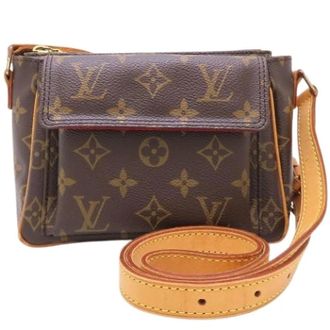 Louis Vuitton Pre-owned Cross Body Bags, female, Brown, Size: ONE SIZE Pre-owned Vintage Canvas Crossbody Bag