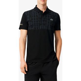 Lacoste Novak Djokovic Regular Fit Polo in Black at Nordstrom, Size 6