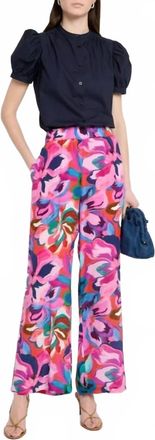 Johnny Was Slit Wide Leg Pant In Ambre