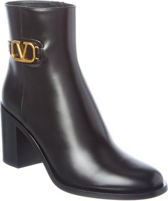 Valentino Vlogo Signature Leather Boot