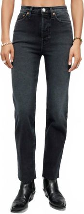 Re/Done 70S Stove Pipe Jean In Washed Nior