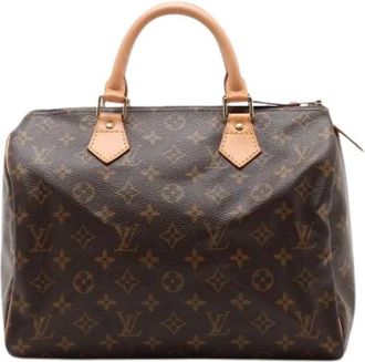 Louis Vuitton Pre-owned Handbags, female, Brown, Size: ONE SIZE Pre-owned Vintage Canvas Handbag