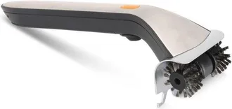 OEM Cepillo El&eacute;ctrico Para Parrilla De Vapor, Cepillo De Alambre De Acero Inoxidable Para Parrilla, Cerdas Giratorias, F&aacute;cil De Usar, Plateado, Negro