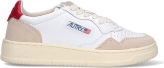 Autry Medalist 01 Low Sneakers, In White Leather