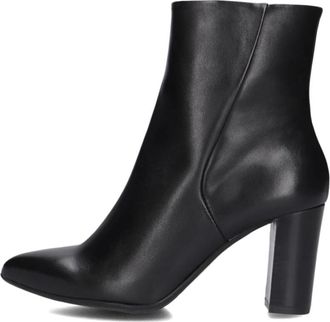 Stefano Lauran Schoenen, Dames, Zwart, 42 EU, Wol, Zwarte enkellaarsjes voor herfst/winter