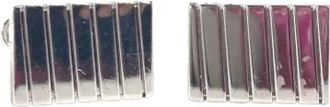 Bulgari Pre-owned Accessories, male, Gray, Size: ONE SIZE Pre-owned Cufflinks