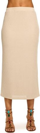 Ramy Brook Jade Metallic Maxi Skirt in Gold at Nordstrom, Size Xx-Small