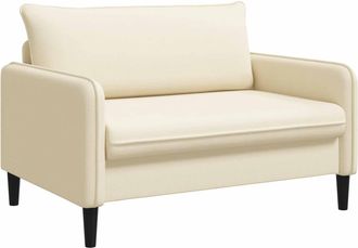 vidaXL Sill&oacute;n Xxl Crema Terciopelo Vidaxl