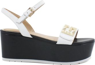Guess Wedges - Dames - Sleehakken - Wit - 39 EU - Leer - Schoenen