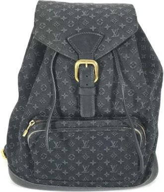Louis Vuitton Pre-owned Backpacks, female, Blue, Size: ONE SIZE Pre-owned Fabric louis-vuitton-bags