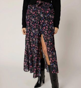Cleobella Kitty Ankle Skirt In Alejandra Print