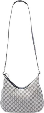 Gucci Pre-owned Crossbody Bag - Dames - Vintage Schoudertas - Beige - ONE Size - Leer - Vintage